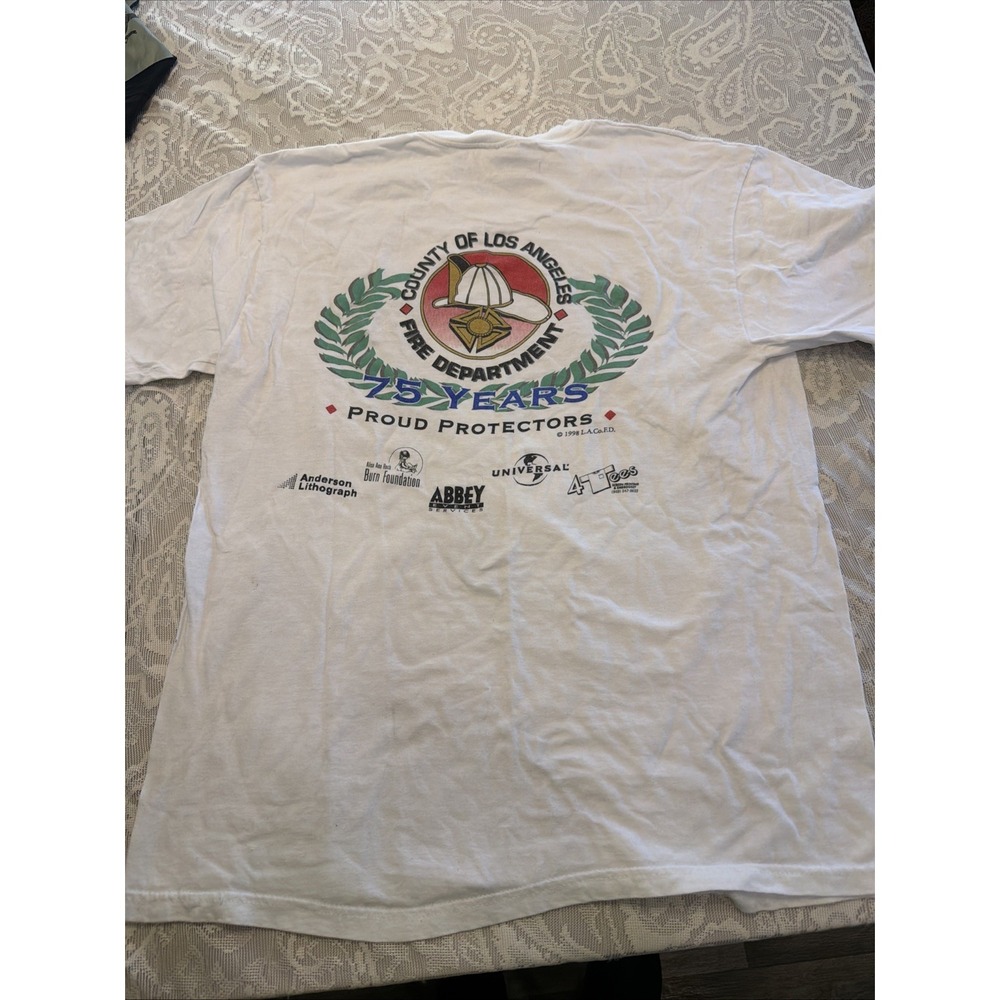 Vintage Los Angeles County Fire Dept. 75 Years PROUD PROTECTORS 1998